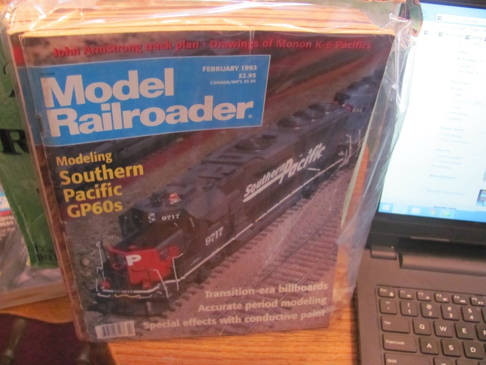 Model Railroader magaines lot of 6 1993