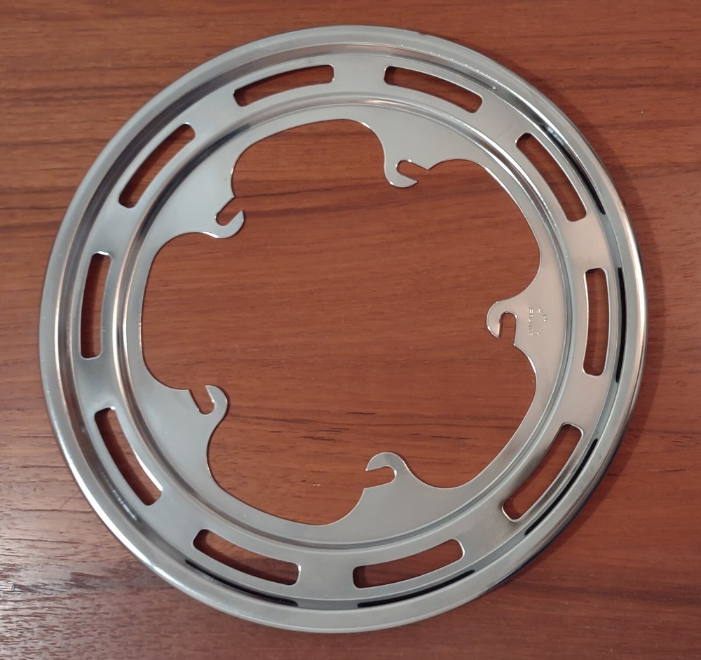 Nervar Silver Chrome Protector Chainring Guard New Old Stock Bicycle