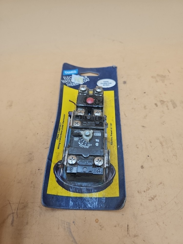 Camco USA 07863 Electric Water Heater Thermostat - Upper Double Pole. WH8
