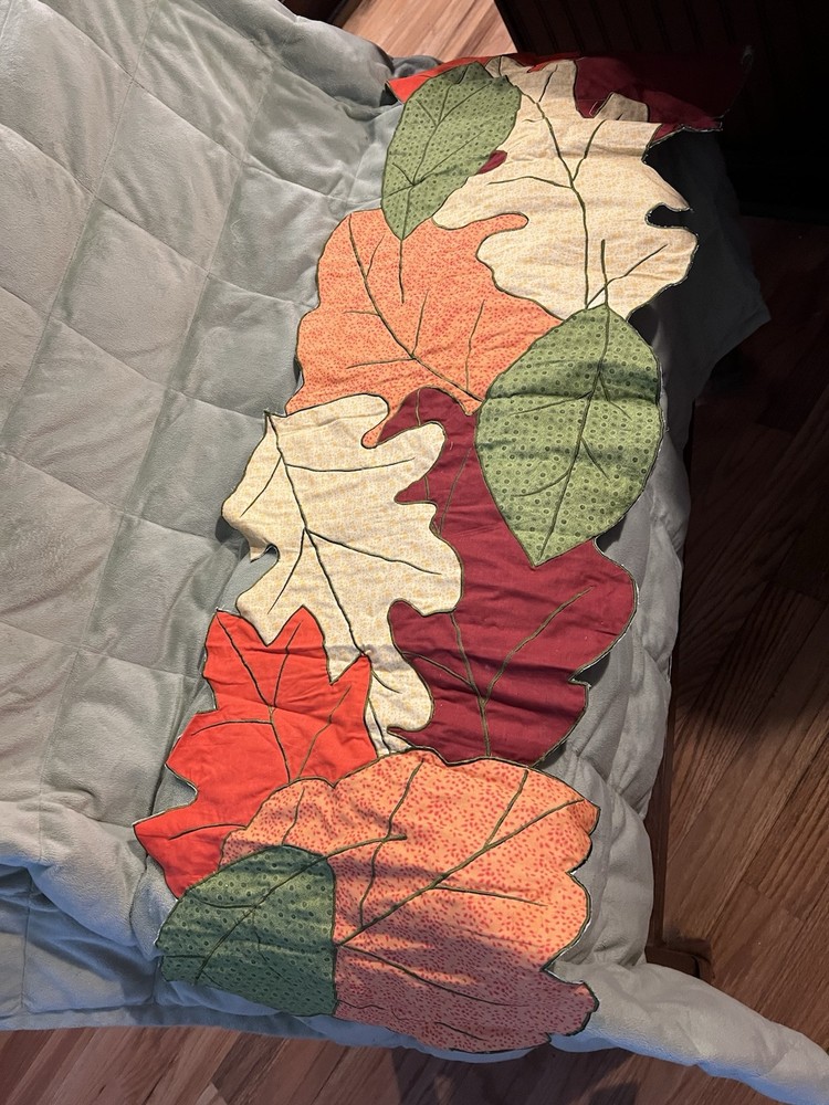Fall Leaves Appliqué Table Runner