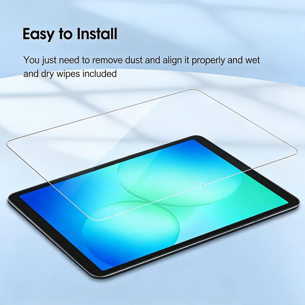 TiKeDa 2 Pack Screen Protector for Galaxy Tab A11 Plus 2025 / A9 Clear