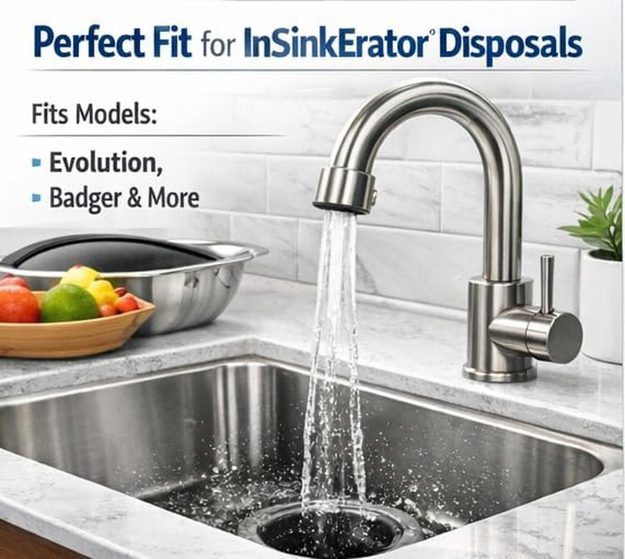 Replacement for Insinkerator Antimicrobial Quiet Collar Sink Baffle Part# QCB-AM