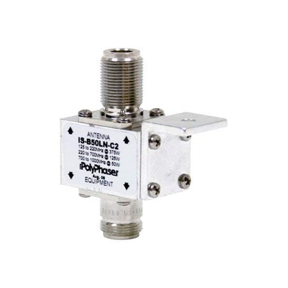 Lightning Arrestor Surge Protector Bulkhead / Bracket , DC Block - Polyphaser...