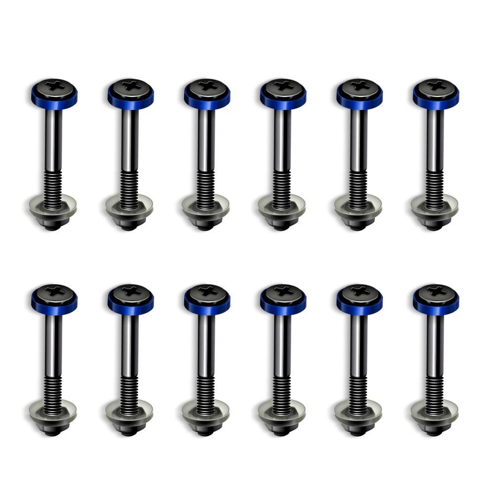 12-pcs Screws Replacement for PC Case Cooling Fan Screws Replacement Kit for Fan