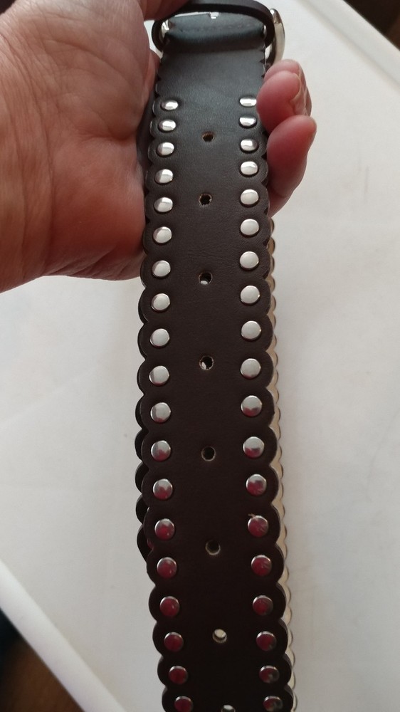 WOMENS ELLEN TRACY BROWN BELT SIZE MEDIUM