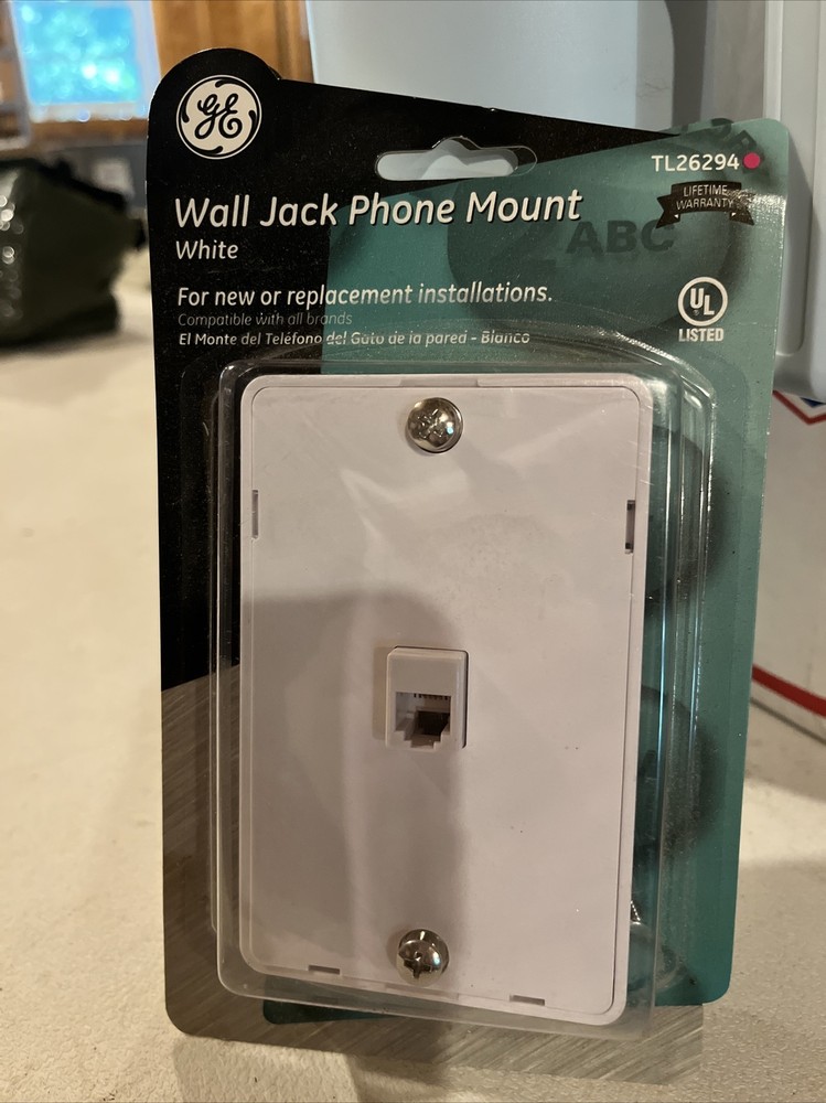 GE Wall Jack Phone Mount