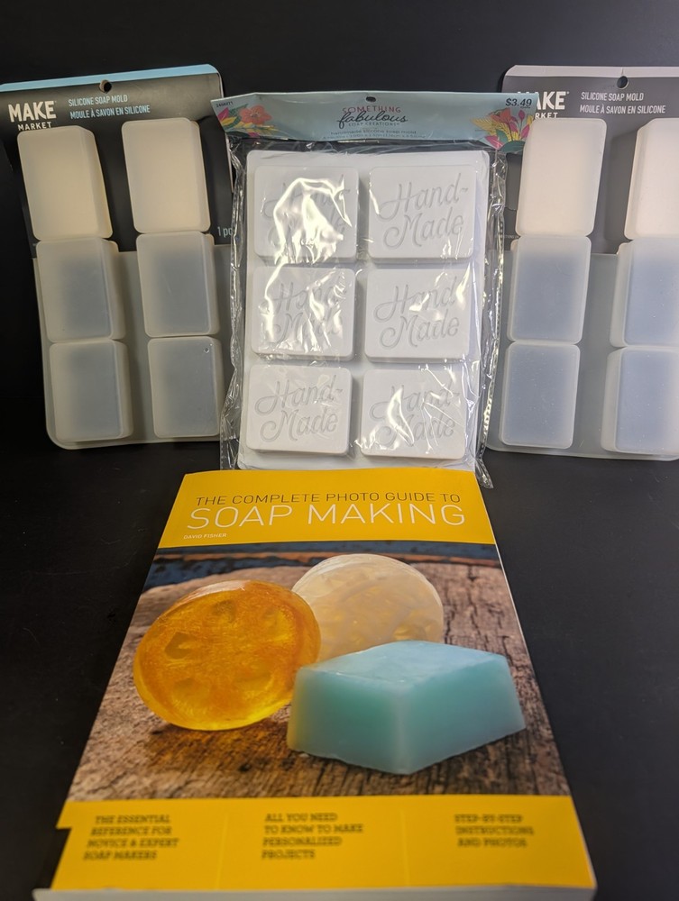 MAKE MARKET Something Fabulous Soap Making Kit Silicone Molds Guide Book