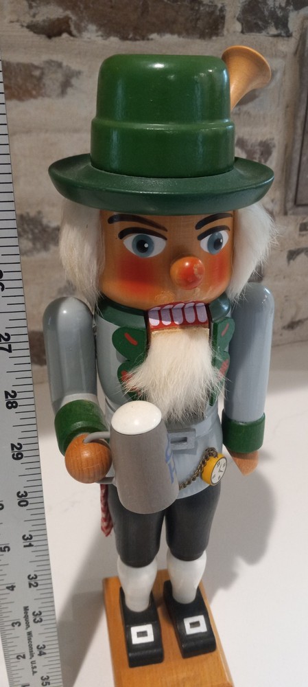 Gunter Ulbricht German Muggendorf Volkskunst Nutcracker 13"