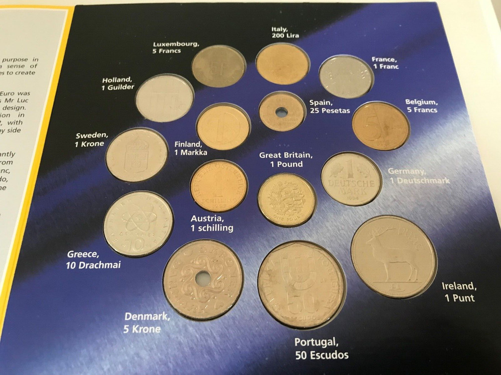 Europes final national 15 coins Set