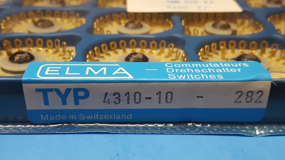 ELMA ROTARY SWITCH ACCESSORIES, 4310-10, ( OTHER MODELS ARE AVAILABLE )