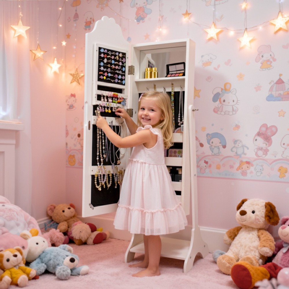 White, heart-patterned, MDF (medium-density fiberboard) spray-painted