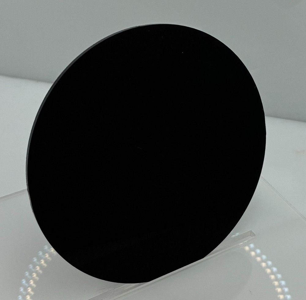 Black Acrylic 1/8" Thick 18" Diameter
