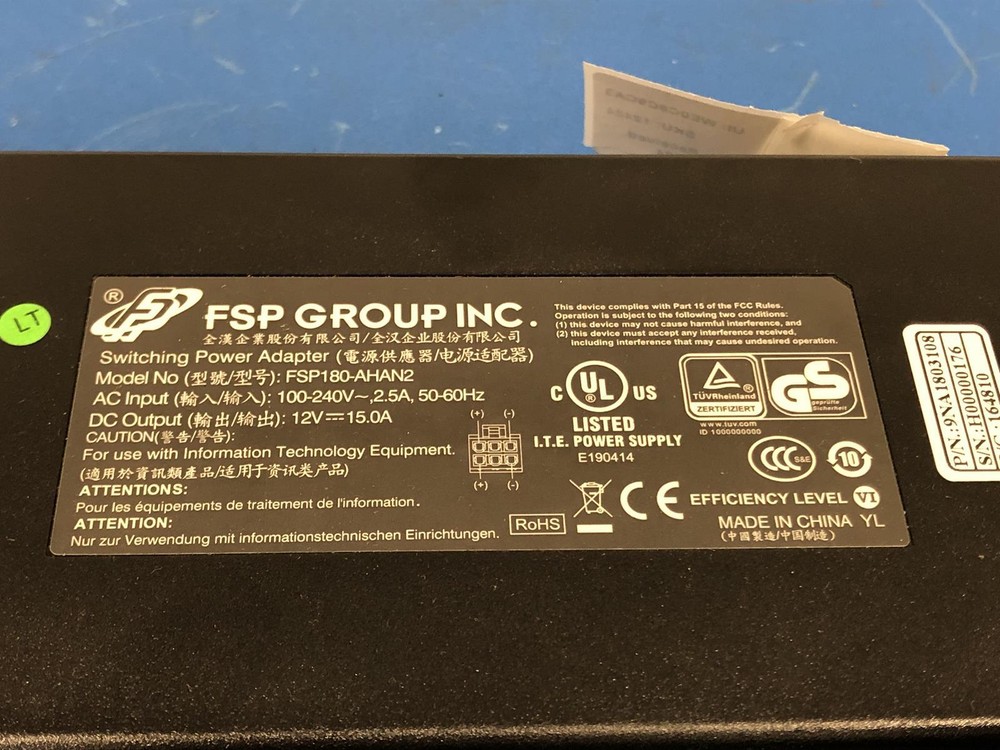 FSP GROUP INC. FSP180-AHAN2 POWER SUPPLY