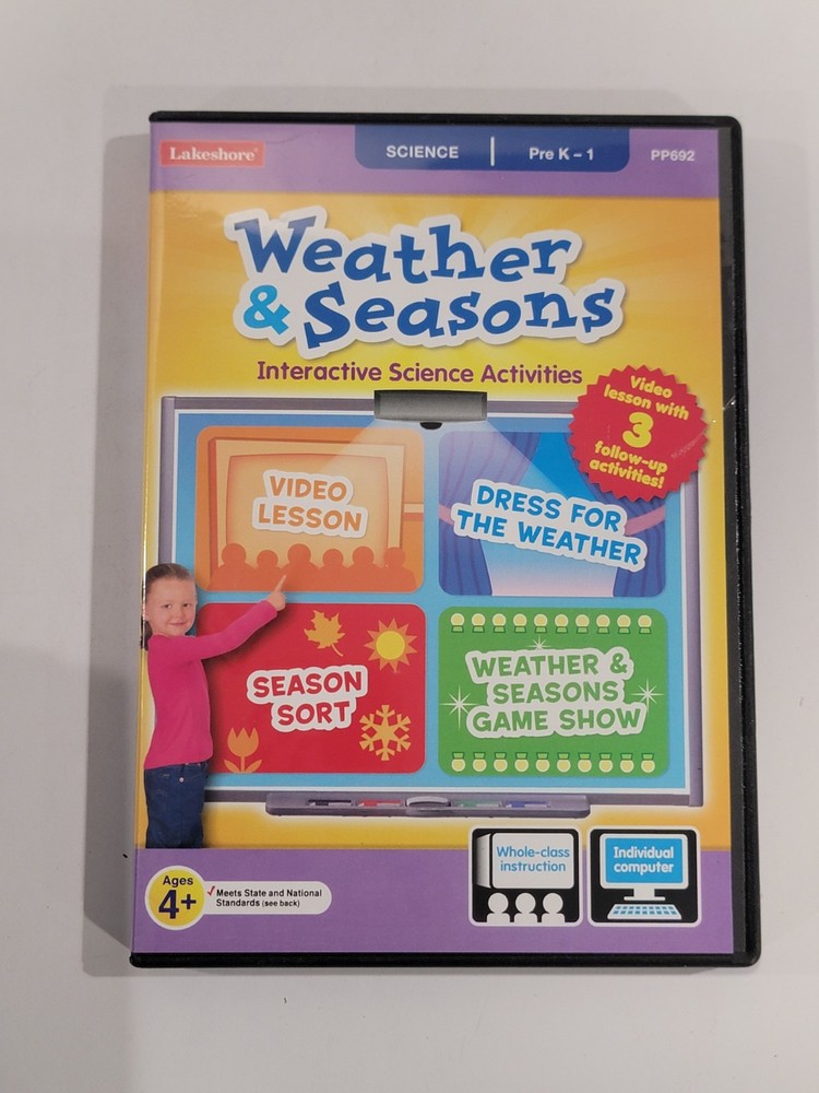 9 Lakeshore Math Reading Science Learning CD-ROM (PC/MAC) Grade Pre-K - K & 1st