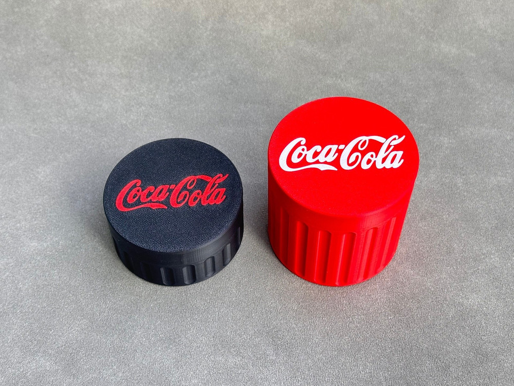Coca-Cola Container – Threaded Screw & Parts Storage Box 3D Printed for Tools