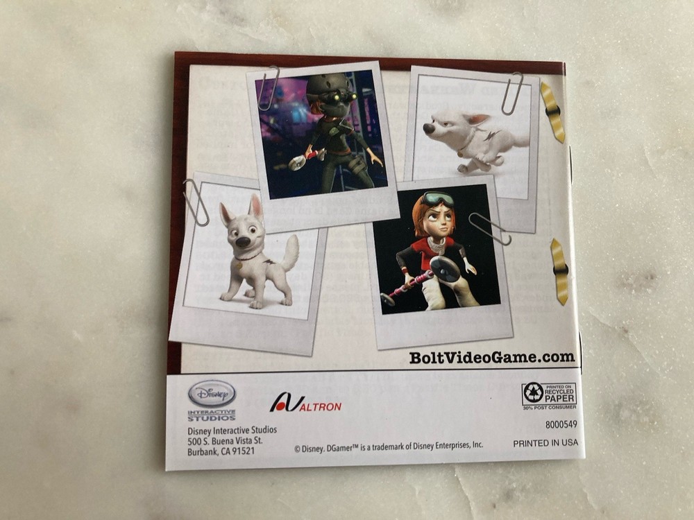 Bolt | Nintendo DS | Manual Only