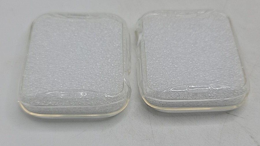 Apple Watch 44 mm 2pc Bumper Case by Julk, Transparent. New