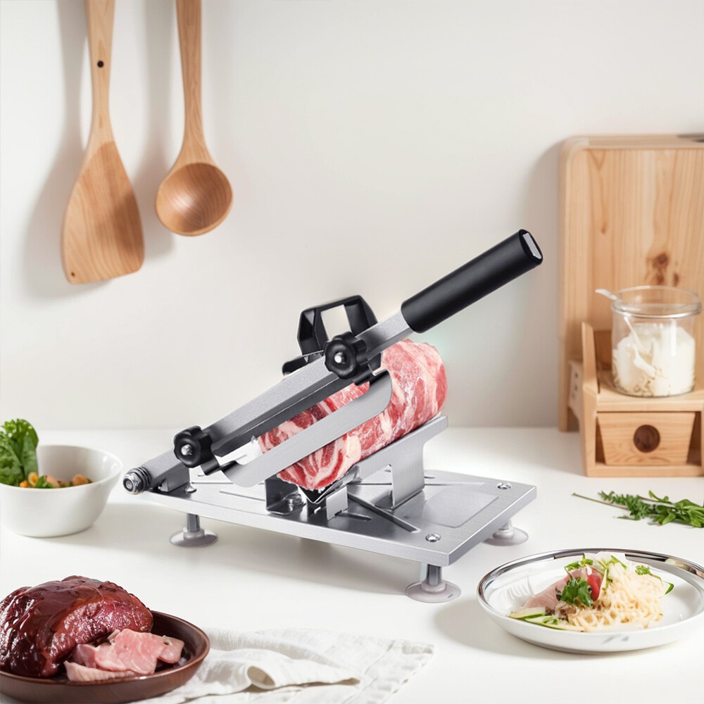 Table Slicer Stainless Steel Beef Mutton Rolls Cutter Adjustable Thickness