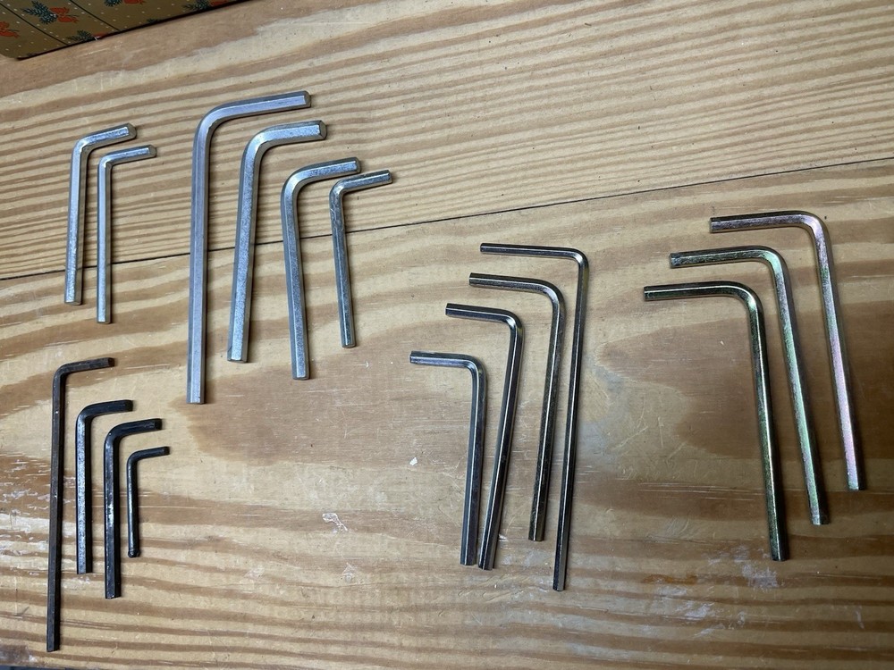 Hex Wrench Assortment (lot of 17)