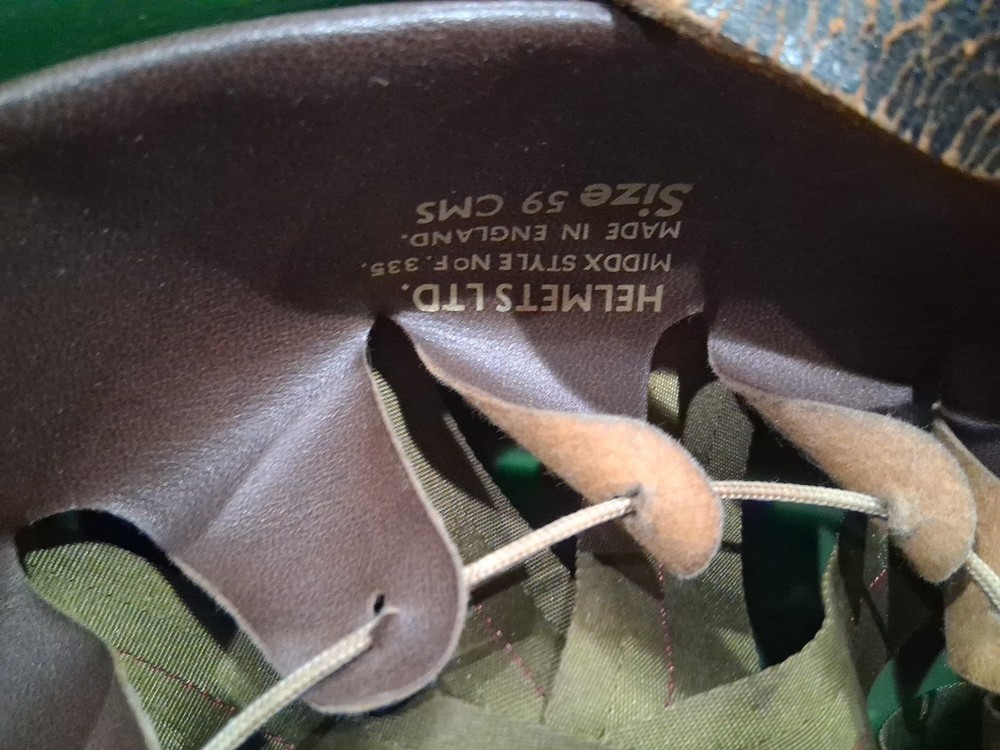 Vintage British Fire Helmet