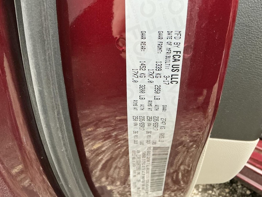 Temperature Control Rear Fits 17 PACIFICA 877003