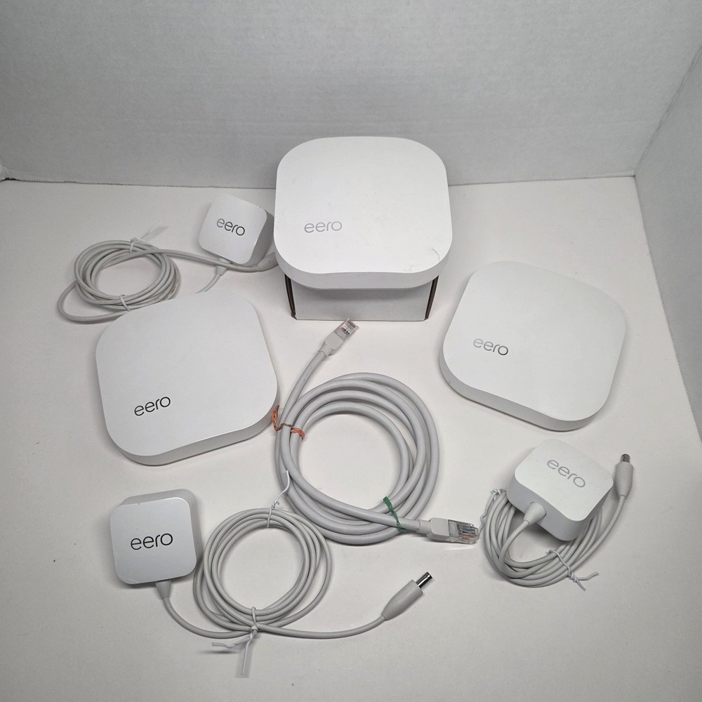eero 1st Generation Home Mesh WiFi System - 3 Pack -  Powers On - FREE SHIP