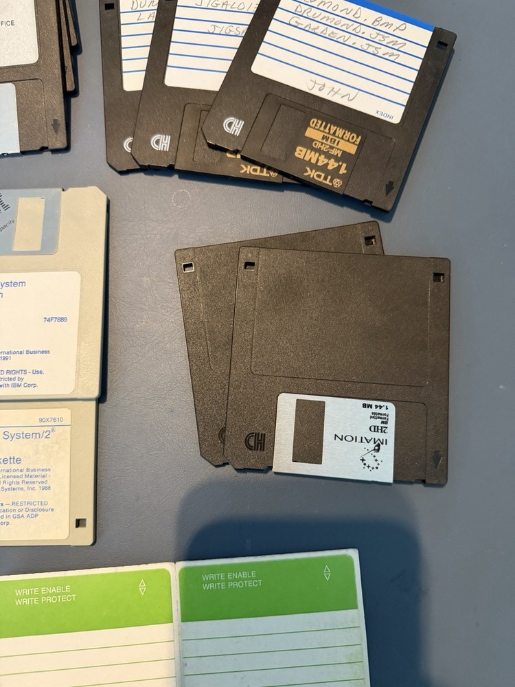 41 Floppy Disks 5.25 Utilities Programs, Boot Discs Misc IBM Blanks Software Lot