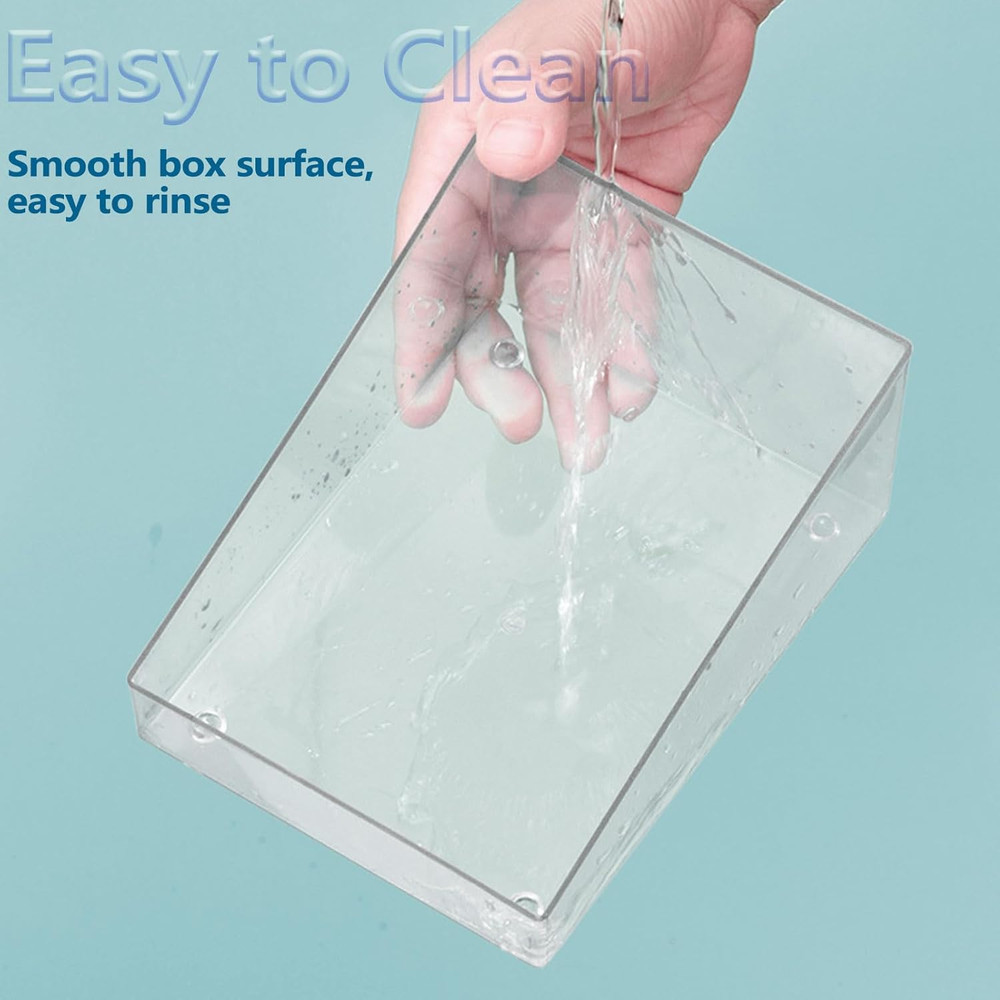 Hamster Sand Bath Box, Transparent Acrylic Sand Bath Container,Bathroom & Diggin