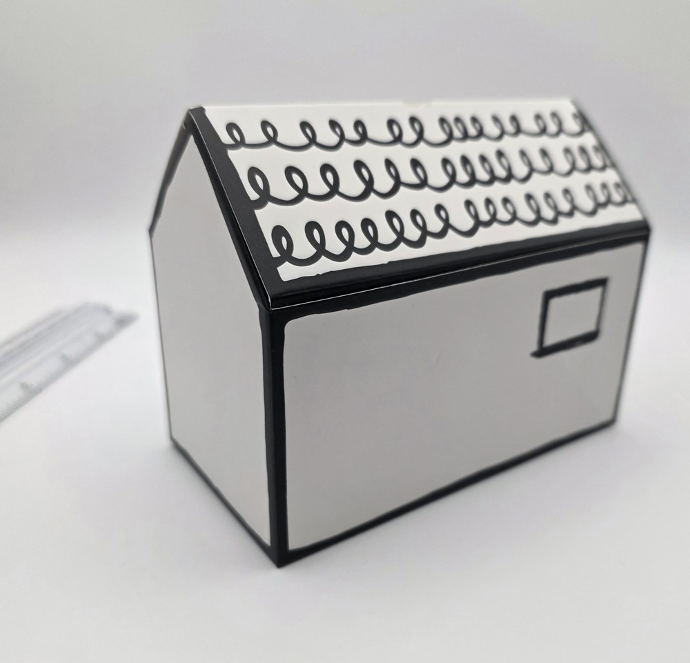 16 Adorable Black & White Miniature House Gift Boxes