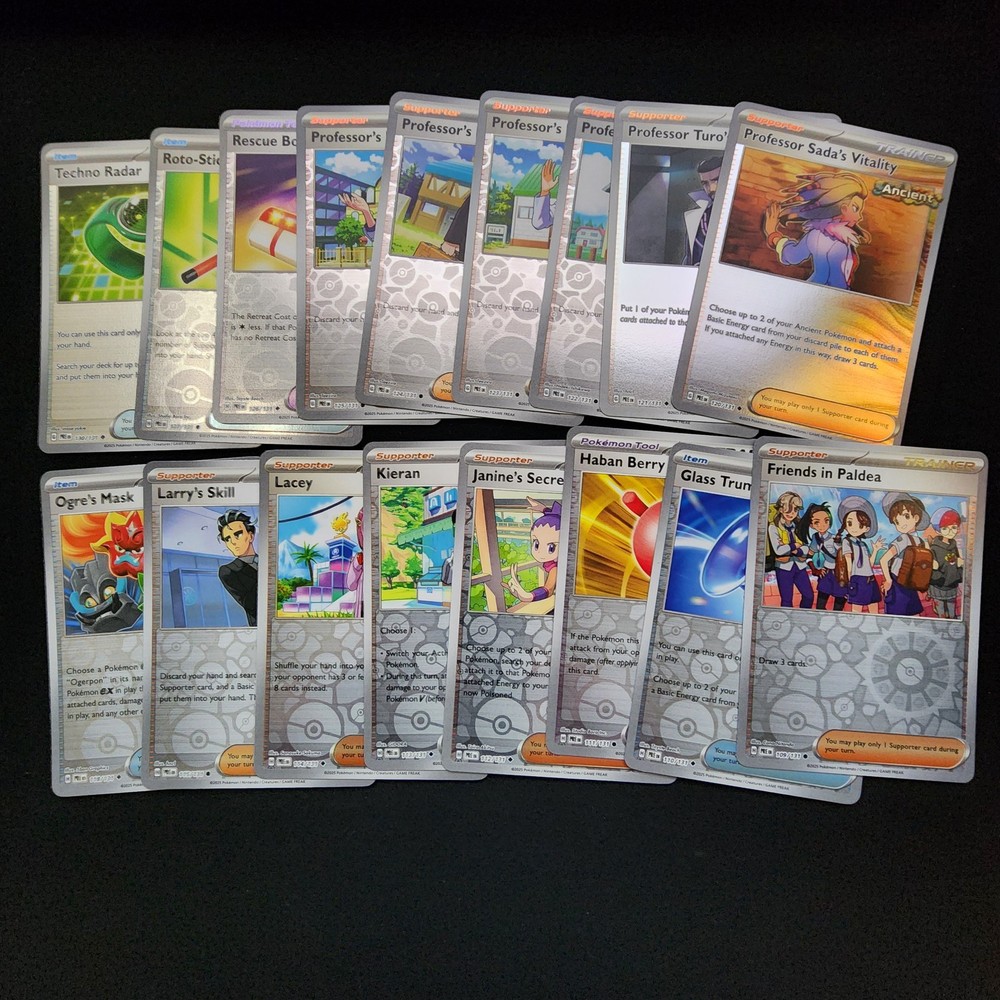 Pokemon Prismatic Evolutions Complete Holo & Reverse Holo Set Bundle x121 Cards