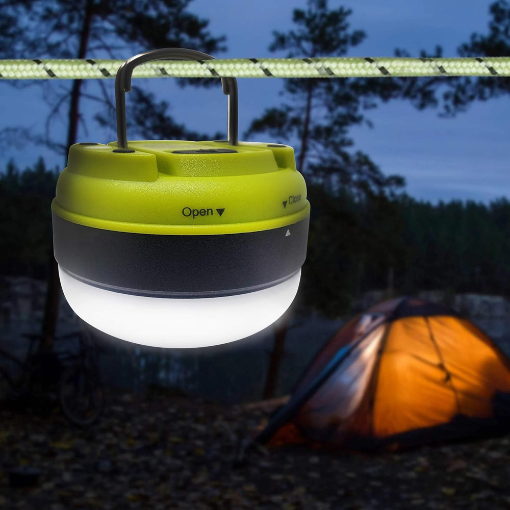 2 Pack LED Camping Lantern - Battery Powered LED Lantern, Waterproof