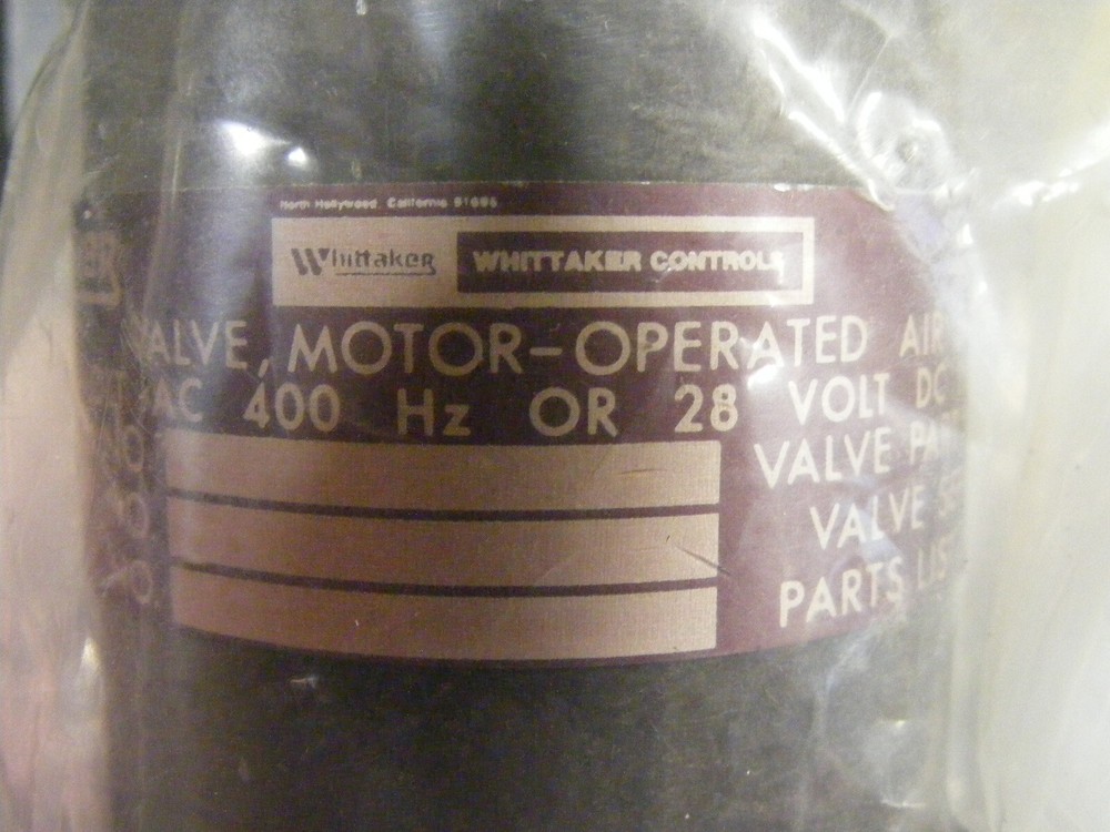 Whittaker Air Shutoff Valve 320115 Repaired