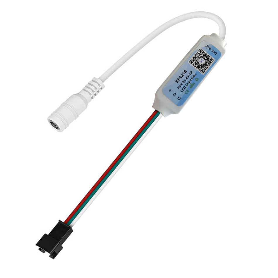SP621E Bluetooth-compatible LED controller APP control For WS2812 RGB LED strip