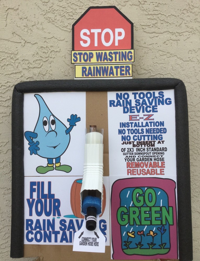 Rain Saving Device No Tools Needed To Install