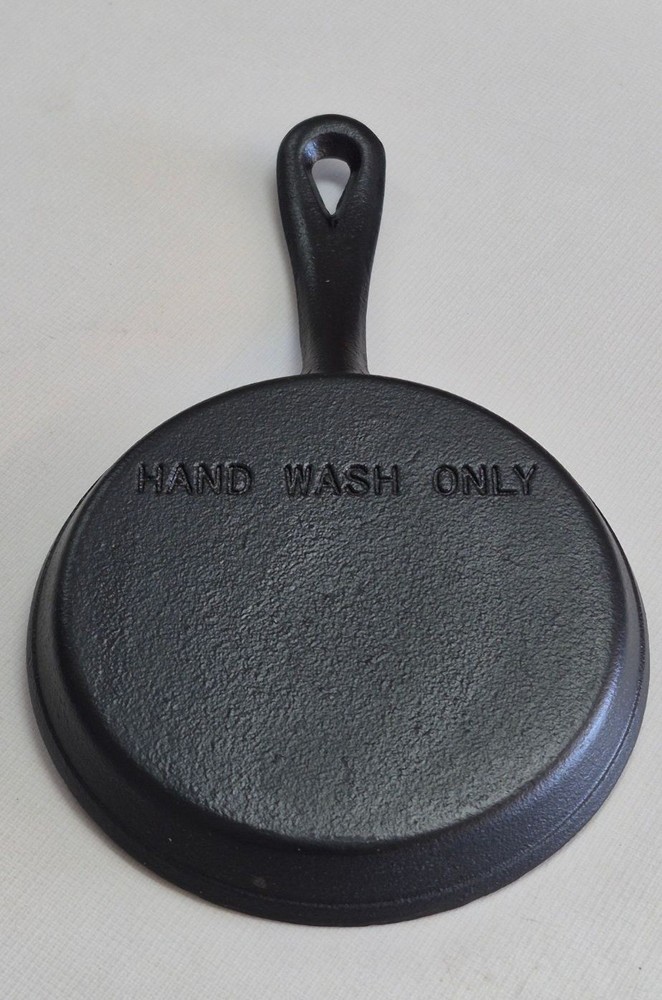 Mini Cast Iron Skillet 5" Rustic Decor Pan Small Hanging Display Kitchen