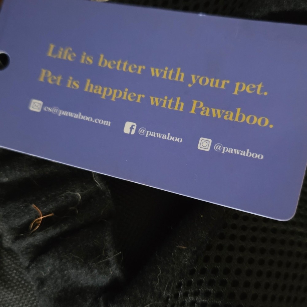 Black Pet Carrier Backpack