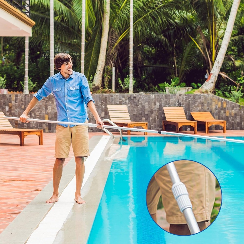 Pool Telescoping Pole Cam Lock Replacement 2pc & Pole Grip Handle Replacement..