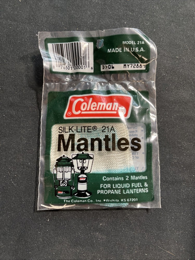Coleman Lantern Mantles 21A Silk Lite - 2 Pack