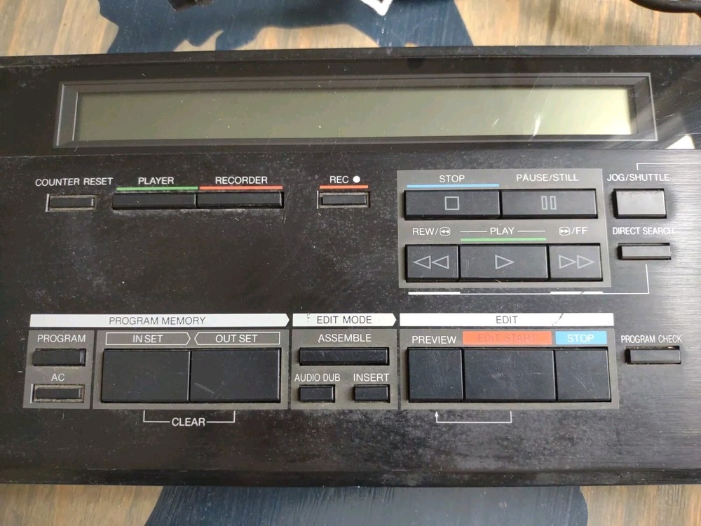 Panasonic AG-A95 Handheld Wired Editing Controller Vintage Hardware 6 Prong
