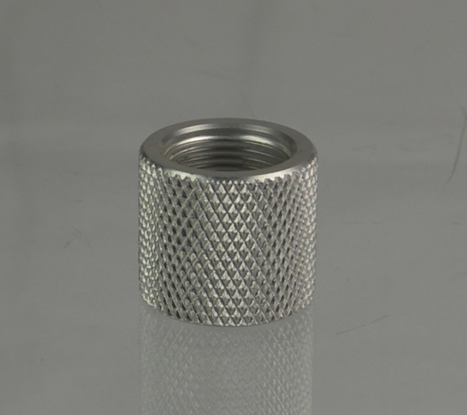 2 PC Silver 1/2x28 TPI Thread Protector Thin Type F Hand Gun & Rifle Application