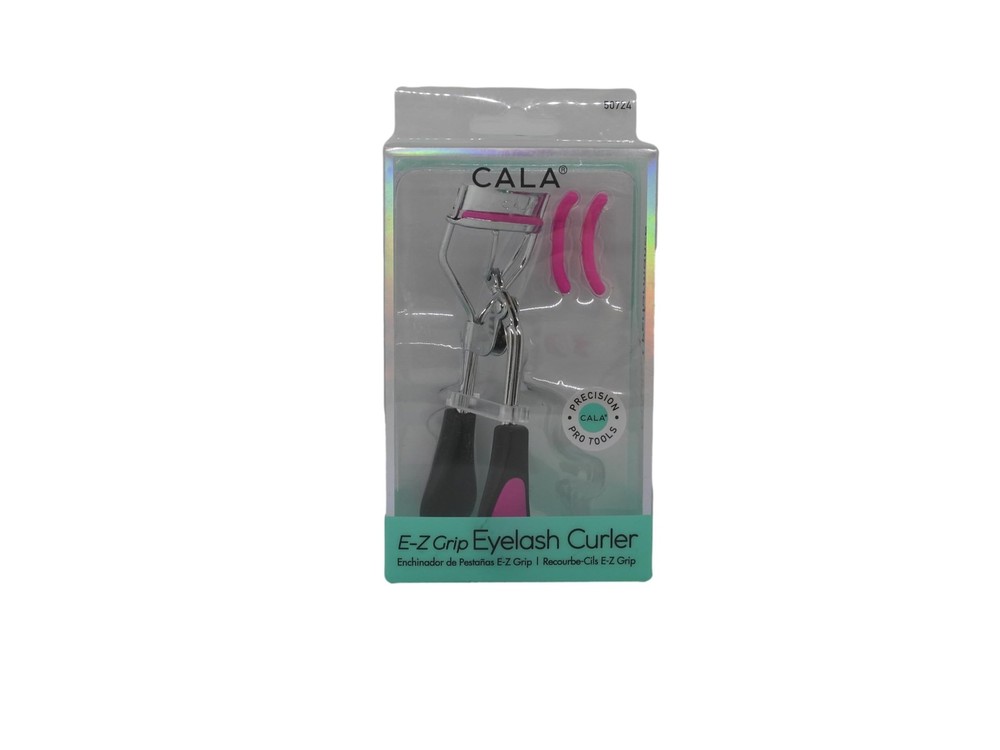 Cala Pro E-Z Grip Eyelash Curler, Silver