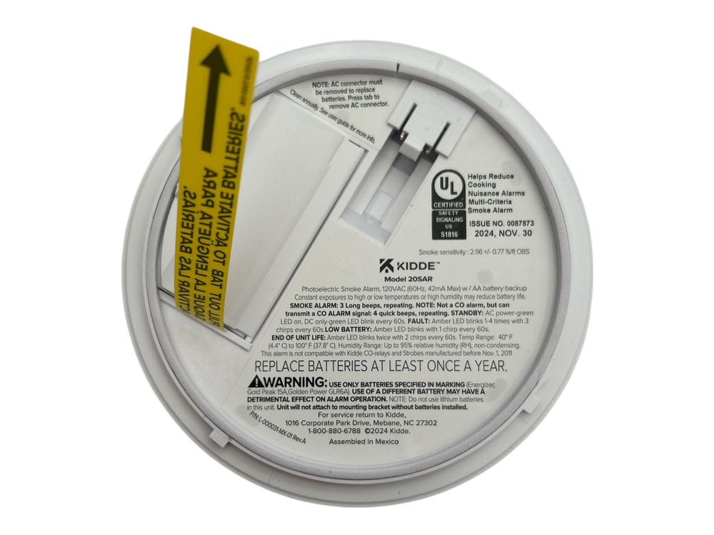 Kidde 20SAR Hardwired Smoke Detector - 4 Pack (READ)