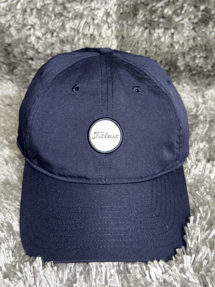 Titleist Hat Cap Strapback One Size Blue Adjustable Golf Hat Logo