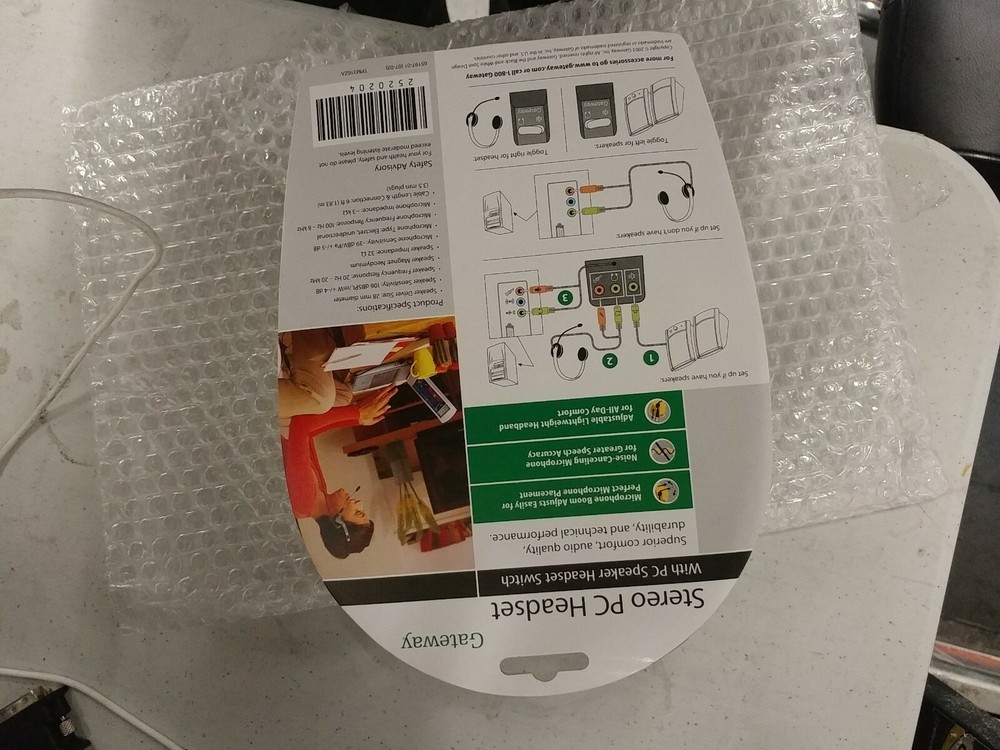 Gateway Stereo Pc Headset