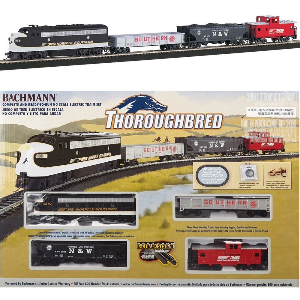 NEW Bachmann Thoroughbred Starter Electric Train Set HO Scale