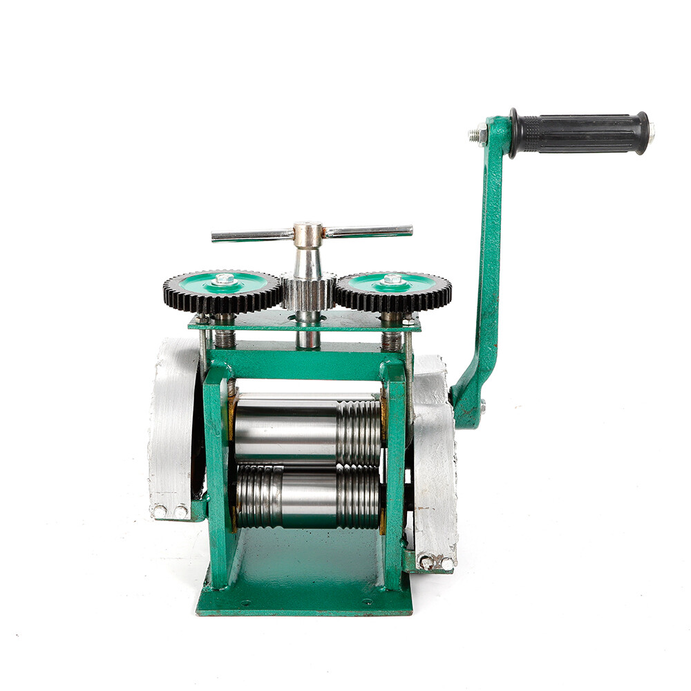 Manual Jewelry Press Rolling Mill Machine Wire Flat Metal Sheet Roller Tool New