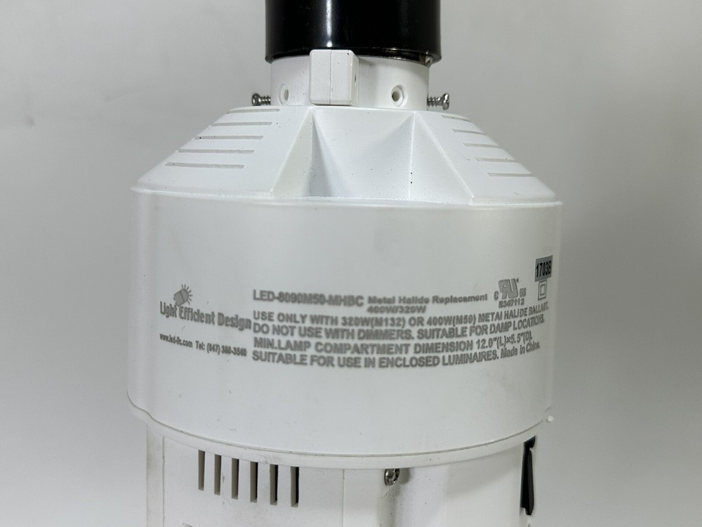 Light Efficient Design LED-8090M50-MHBC 120W Wall Pack Light 5000K ~ MH Ballast