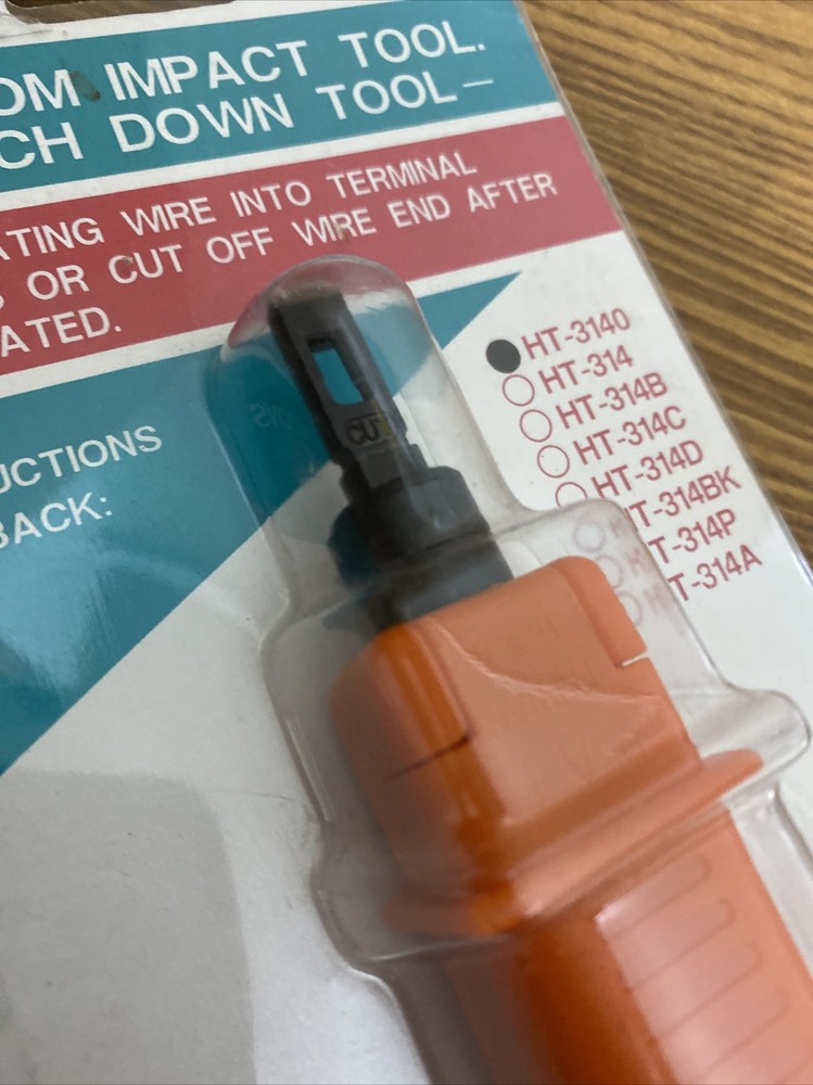 Telecom Impact and Punch Down Tool HT-3140 For Seating Terminal Blocks