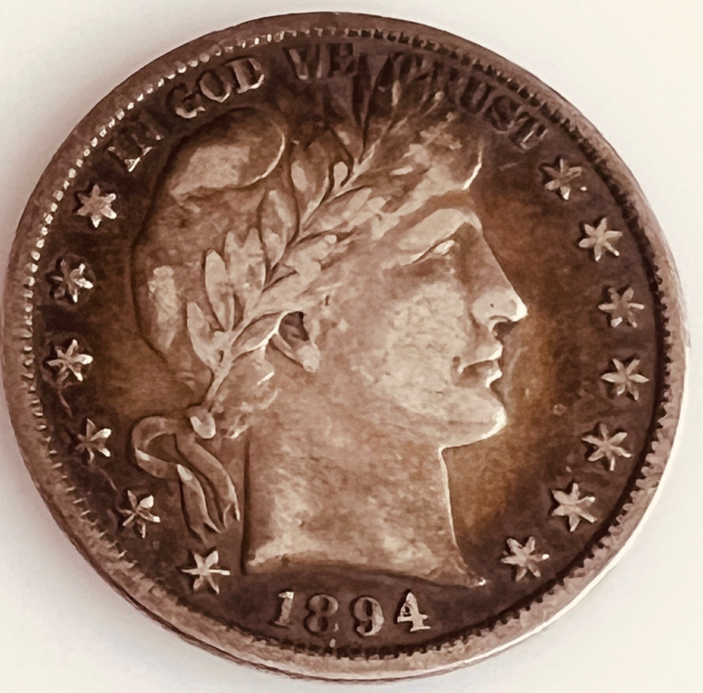 1893 P BARBER HALF DOLLAR NICE
