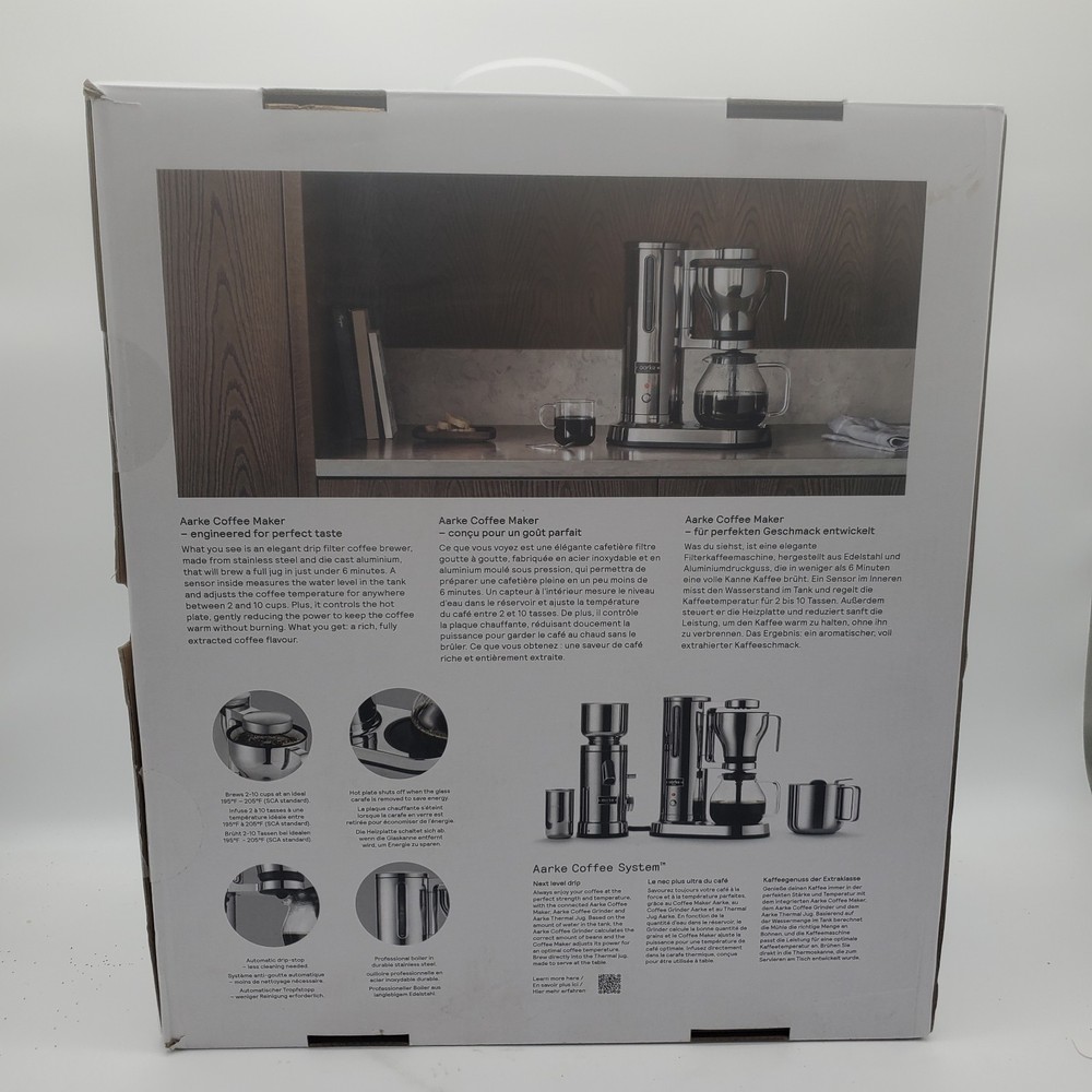 Aarke Coffee Maker Open Box New Scuffs Read